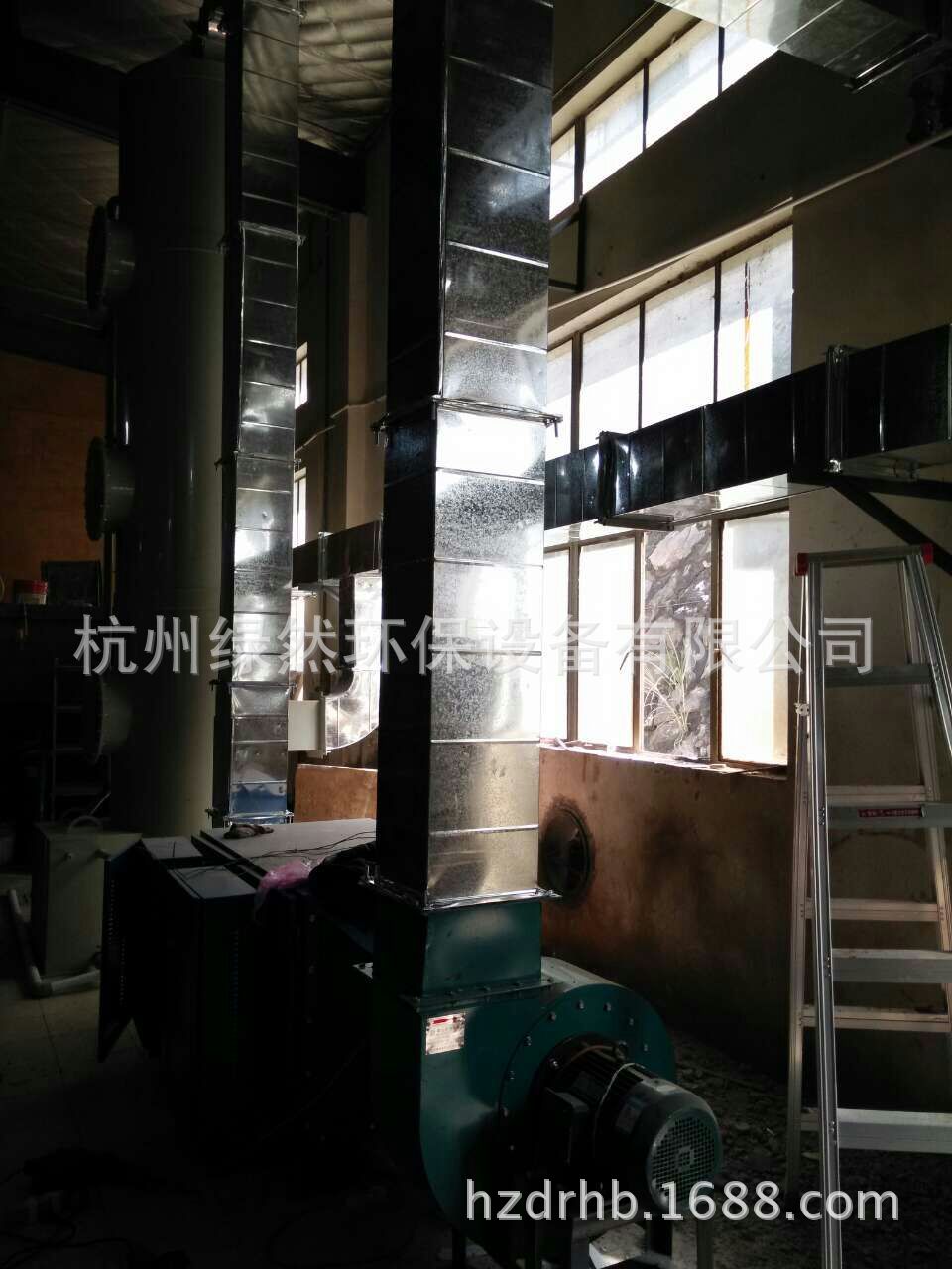 金华通风管道安装现场