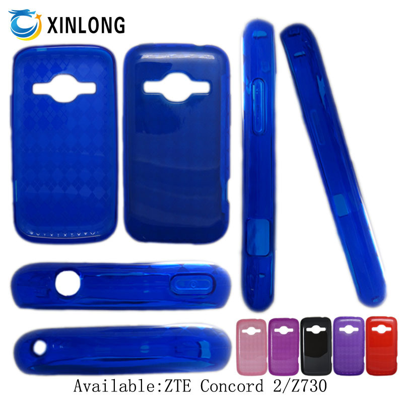 2014厂家直销,ZTE,Concord,2,Z730,清水套TPU,手机壳,定制保护套