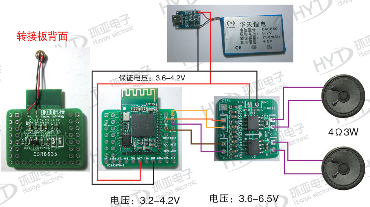 0模块主控csr8635 蓝牙音箱