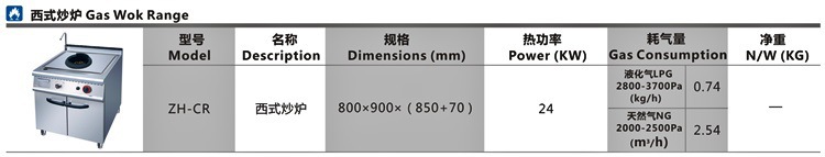 ZH-CR- western style frying oven 0004