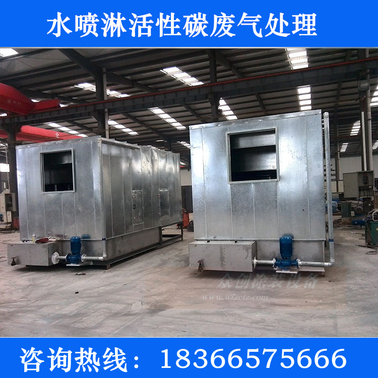 水喷淋+活性碳废气处理