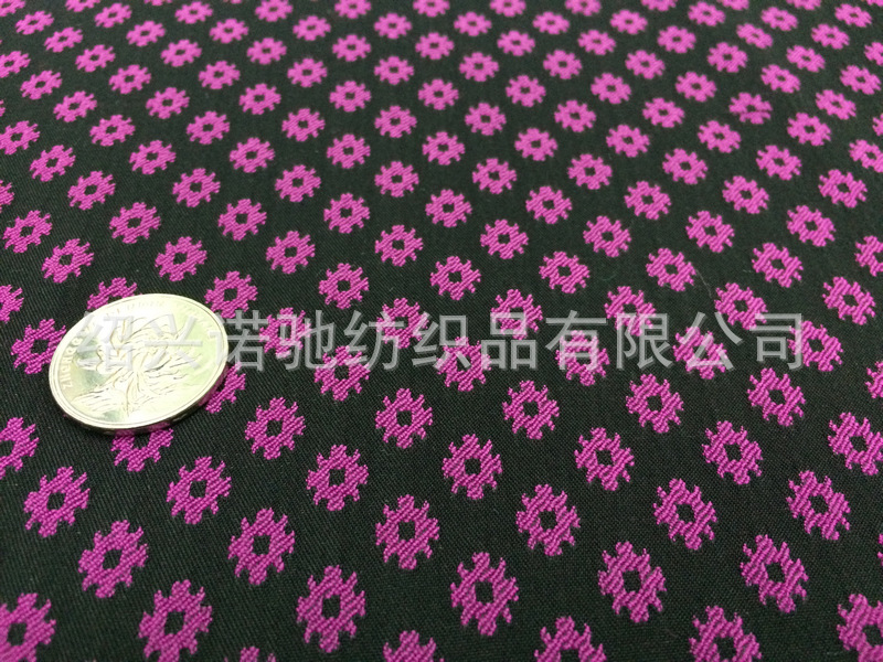 小几何花型 小花型提花布 简约服装提花梭织面料 爆款花型 5279