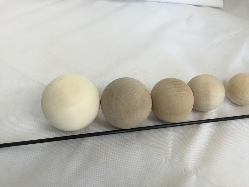 批发实心圆球 手工diy 环保原木色木球 大圆球 彩绘球0.6cm-6cm