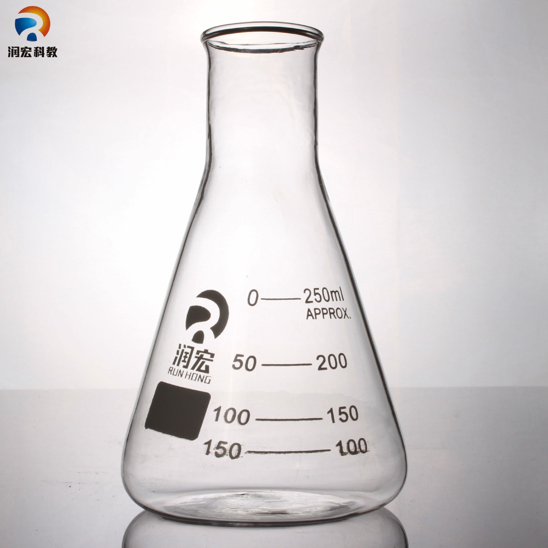 三角烧瓶 锥形瓶 锥形烧瓶500ml 玻璃仪器 教学仪器化学实验仪器