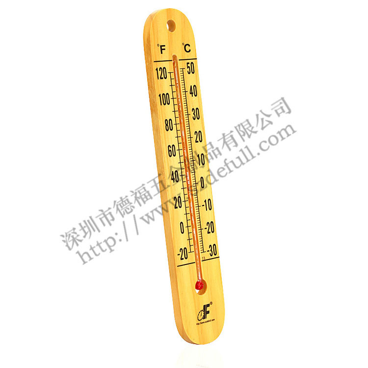 深圳温度计厂家德福批发玻璃温度计,原木温度计,原厂生产量大从优