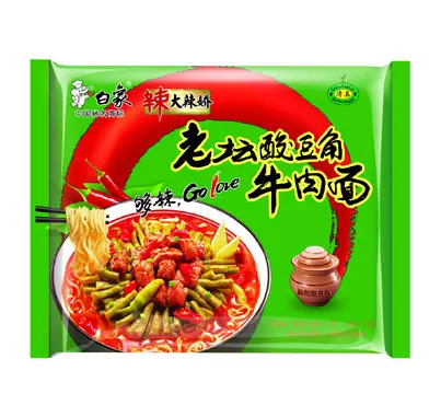 白象老坛酸豆角牛肉面