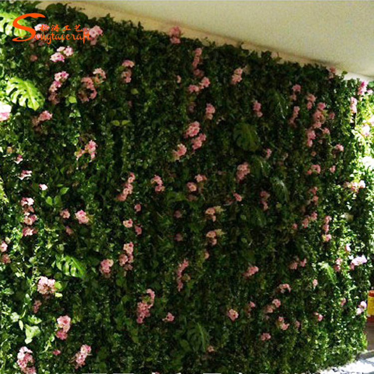 仿真植物 植物墙 室内景观工程装饰 绿色植物墙 仿真花厂家直供应