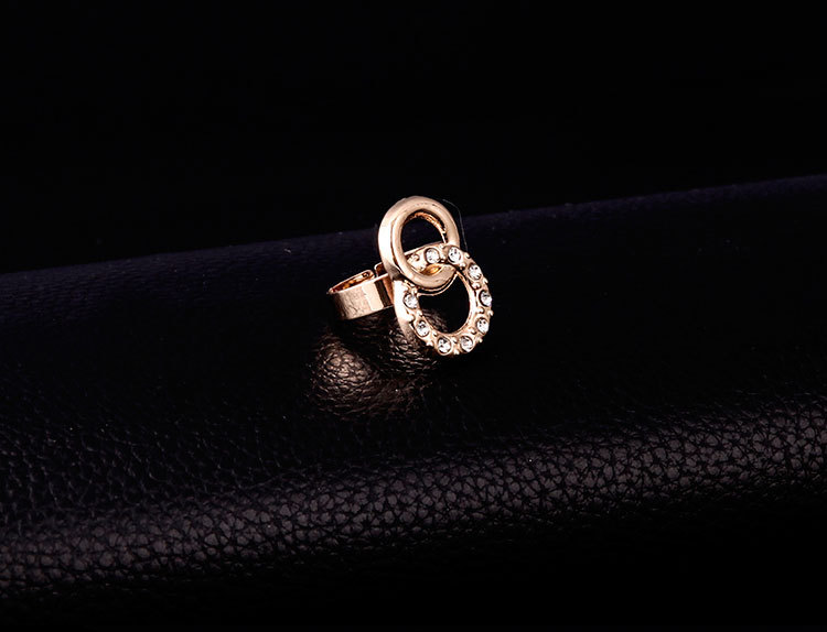 Occident alloy Inlaid stones sets ( Golden ) NHXS0158