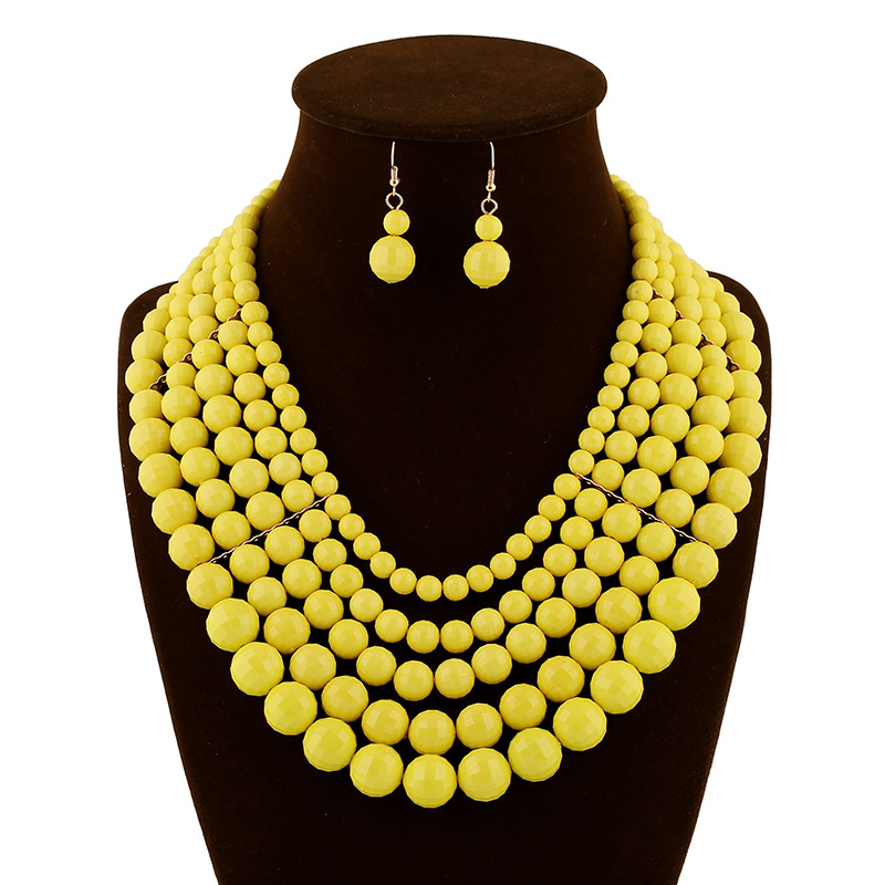 Occident Alloy necklaces NHVA1109