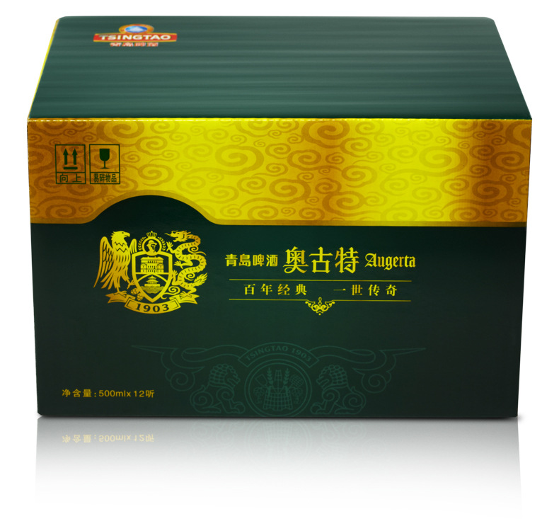 青岛啤酒奥古特500ml*12听包邮青岛雪花燕京德啤1664奥丁格教士