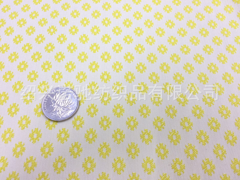 小几何花型 小花型提花布 简约服装提花梭织面料 爆款花型 5279