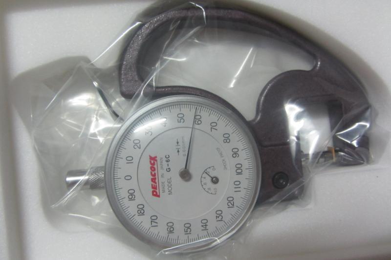 日本孔雀牌PEACOCK测厚规g-6c 2