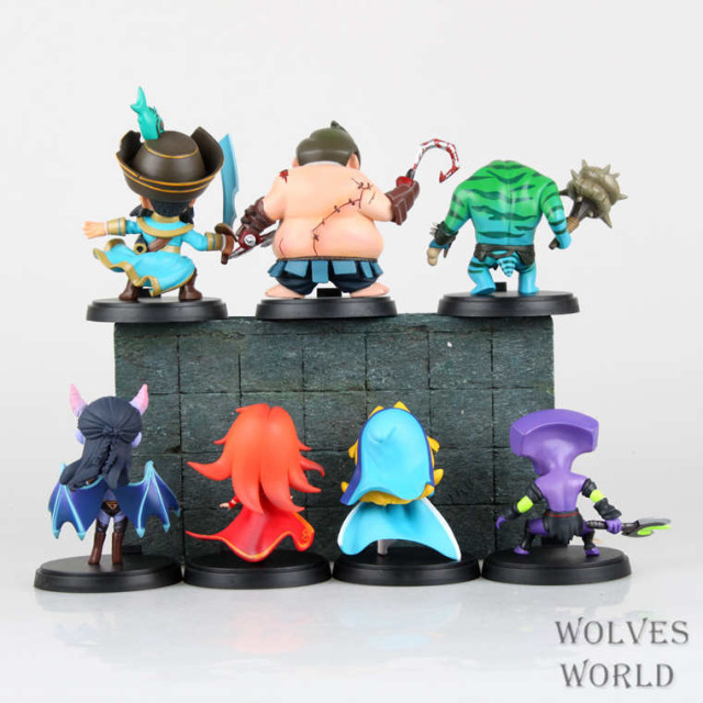 dota2刀塔手办 q版 4款刀塔2 末日守卫斯拉克复仇之魂 手办模型