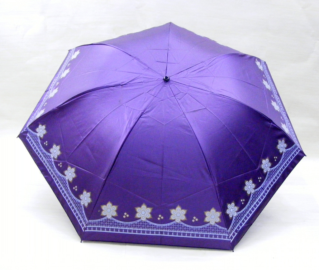 雨秀伞业 黑胶防晒铅笔伞