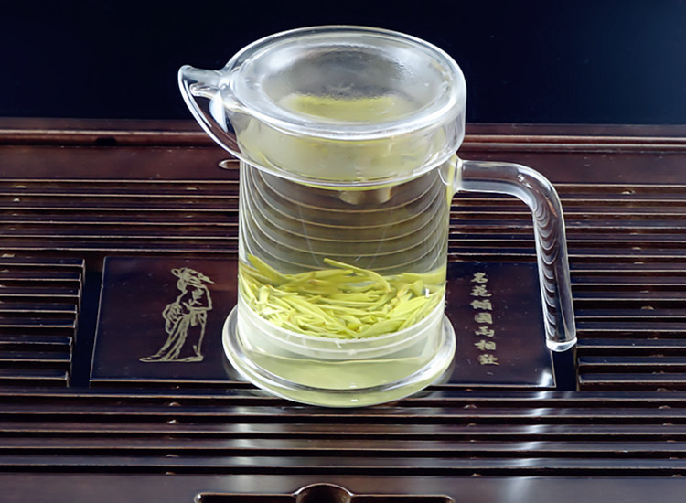 功夫茶具_耐热玻璃茶具绿茶花茶泡茶壶雪菊杯
