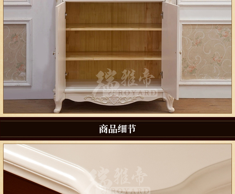 《厂家直销》批发价客厅家具欧式鞋柜 高档雕花鞋柜储物柜荷花白