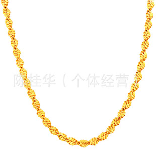 女士黄金项链