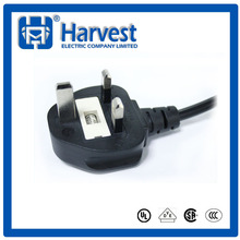 HP-6英國BS插頭電源AC線+H05BQ-F電線 ASTA認證 HARVEST