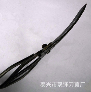 廠家直銷手工鍛打嵌鋼彎頭剪刀翹頭皮革剪刀 偉剪  橡塑剪刀