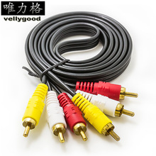 音頻線廠家批發直銷 三對三音頻線1.5米 三對三蓮花線 AV音視頻線