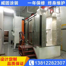 自動噴塑流水線 懸掛靜電噴塗前處理生產線 塗裝設備定制