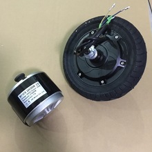 小海豚8寸輪轂有刷無刷電機24 36V350W實心胎電動車滑板車