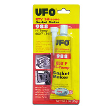 UFO汽車發動機硅酮密封膠耐高溫擋水條玻璃膠機械缸體免墊片膠水