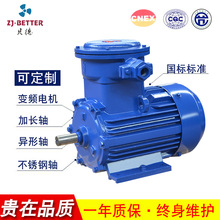 廠家批發YB2防爆型三相異步電機IP55交流電動機UL認證電機