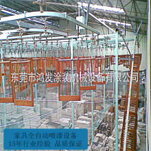 【廠家供應】省油漆又省人工的家具全自動噴漆設備 靜電塗裝機
