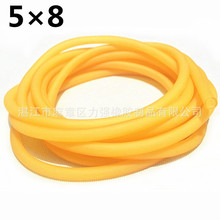 5×8廠家直銷高彈力乳膠管軟管橡膠管皮筋管彈力管健身拉力繩彈力
