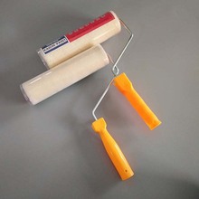 廠家乳膠漆滾筒刷純羊毛牆塗料工具細毛輥筒滾刷羊毛滾筒9寸