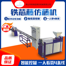 廠家直銷塑機鐵芯藤擠出機藤條擠出機PE鐵芯藤擠出生產線