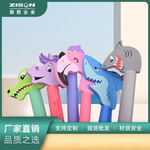 動物頭水上浮條游泳棒