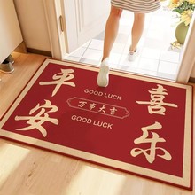 家用玄關進門水晶絨地墊耐臟耐磨蹭土除塵防滑墊大門口易打理腳墊