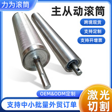 廠家定制不銹鋼滾筒鍍鋅主從動滾筒流水線托輥滾軸傳輸帶滾輪輥筒