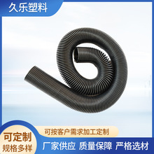 工業防靜電吸塵器PVC塑料軟管黑色伸縮彈簧管通風排塵排煙管批發