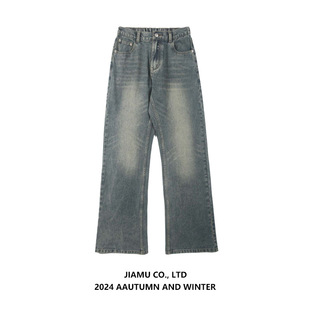 JIAMU͹ʽbaggy jeans^oversize΢ţѝŮ