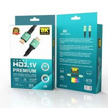 廠家鍍金2.1V高速電纜HDMI高清8K鋁殼電腦電視顯示器音視頻連接線