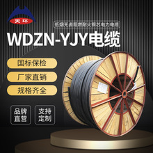 天環線纜 WDZN-YJY低煙無鹵耐火阻燃 低壓單芯電力電纜銅芯電纜線