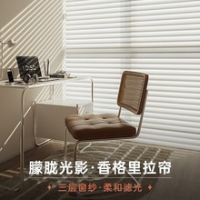 韓式香格里拉簾卷簾窗簾百葉簾柔紗簾羅馬簾客廳奶油窗簾辦公卧室