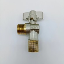 大流量三角閥全銅冷熱水熱水器燃氣4分6分球閥球芯止水大通量開關