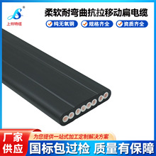 廠家定制YFFB高柔性扁平拖鏈電纜丁腈扁電纜YFFBP行車專用扁電纜