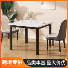 洽談小方桌餐桌椅家用小戶型飯桌小吃店四方桌子食堂快餐桌
