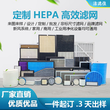 廠家訂做高效HEPA吸塵器濾網車載空調空氣凈化過濾網空氣凈化濾芯