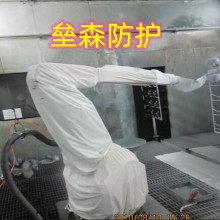 安川ES165D機器人防靜電防塵阻燃專用防護服廠家直銷壘森靜電衣