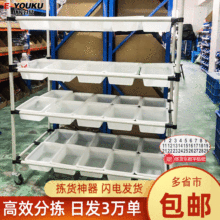分揀車 電商倉庫揀貨車快遞周轉配貨手推車拉貨工具分揀車 揀貨車