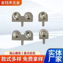 7號電池彈簧片 AAA電池正負極導電接觸彈片五金沖壓電池片零件批