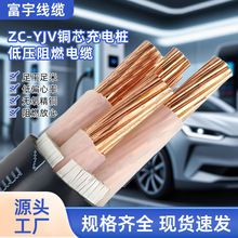 ZC-YJV銅芯充電樁低壓阻燃電纜線新能源車充電線工程電力電纜線