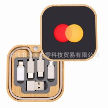 出口收納無線充15W發光板電器數據線新款60W接口帶數據傳輸充電器