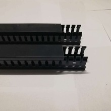 廠家直銷壓線槽 配電櫃線槽 塑料線槽 pvc線槽，行線槽  黑色定制